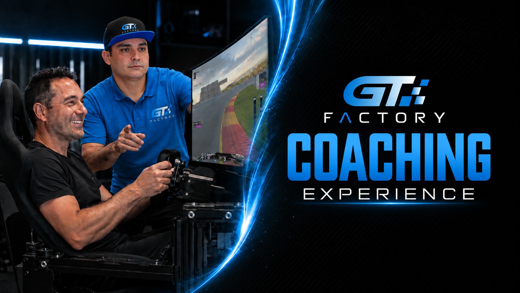Coaching Experience GT Factory &middot; il coach al fianco del pilota in postazione